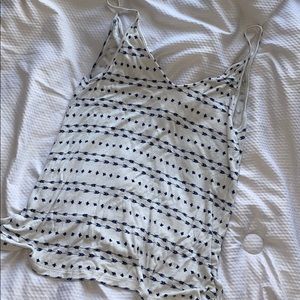 Blue Aztec Print Tank Top